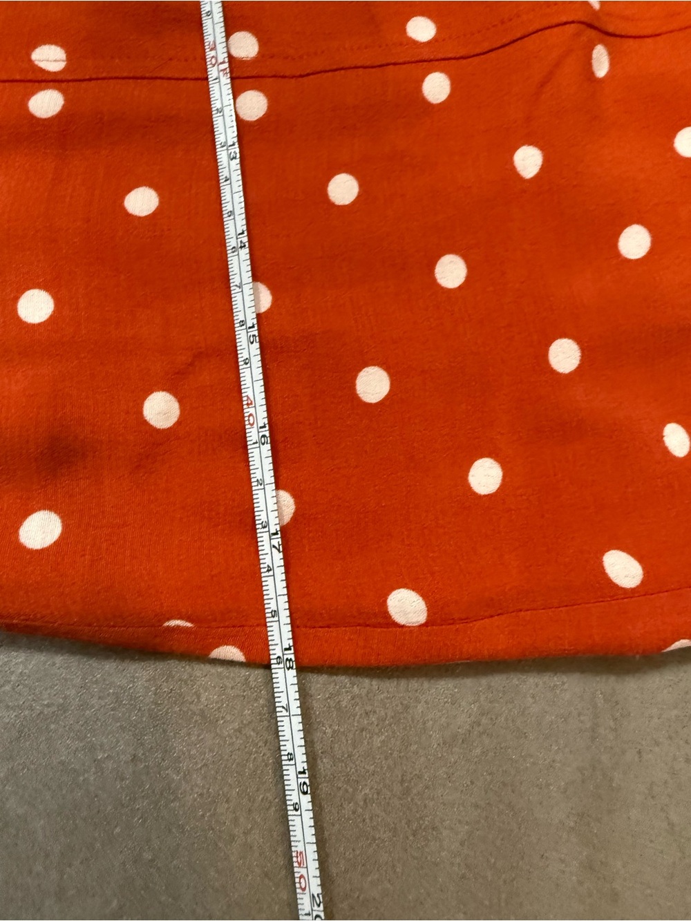 Maeve Orange Polka Dot Midi Dress - Picture 7 of 7